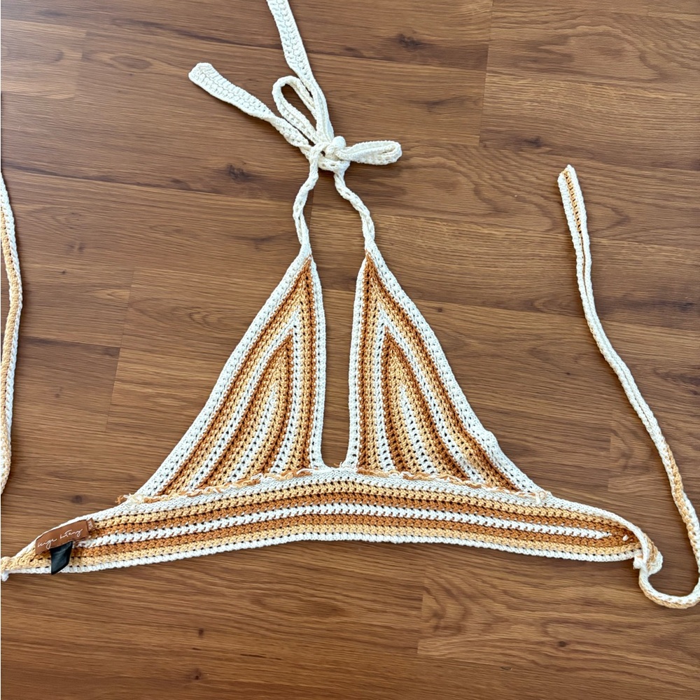 Crochet halter tank top